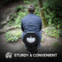 72 HRS 5 Backcountry, Premium Portable Camping Toilet Seat with Lid for Gallon Buckets, Outdoor Camping, Hiking