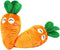 1Pc Orange Soft Puppy Chew Toy, Cute Carrot Plush Squeaker for Dog Cat Birthday Xmas Gifts