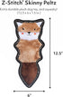 ZippyPaws Z-Stitch Skinny Peltz Dog Toy, No Stuffing for Small, Medium, & Large Dogs, Squeaky Plush Chew Toy