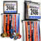 Gone For a Run BibFOLIO Plus Race Bib Holder and Medal Hanger Display for Runners