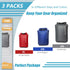 Frelaxy Ultralight Dry Bag 3-Pack/5-Pack - Outdoor Bags to Keep Gear Dry for Hiking, Camping, and Boating