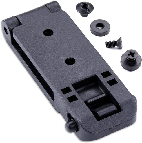 HolsterSmith Molle Compatible Locking Belt Clips with Mounting Hardware for Knife Sheath, Gun Holster, Gear