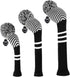 Scott Edward Golf Headcovers for Woods, Set of 3 Fits Driver(460cc), Fairway Wood, Hybrid(UT) for Golf Bag
