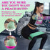 Resistance Bands Set with Non-Slip Design, 3 Levels for Hips & Glutes, Booty Bands for Home Fitness, Yoga, Pilates