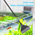 Algae Scraper for Glass Aquariums, 10 Stainless Steel Blades, Fish Tank Cleaner, Aquarium Algae Scrapers.