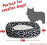 Majestic Pet 24" Sherpa Bagel Bed - Athens Black