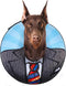 SCENEREAL Dog Cone Alternative, Soft Recovery Donut Collar for Medium Large Dogs, Inflatable Adjustable E-Collars