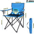 Set 2, 275lbs HaSteeL Foldable Camping Chair of Folding Camp Chairs & Carrying Bags for Adults, Portable for Lawn