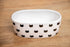 Park Life Designs 5.25" Oval Cat Dish (Monty (White))
