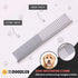 4 Set Dog Grooming Scissors Kit with Rounded Blunt Tips, Straight, Curved & Thinning Shears, Tools for Goldendoodles