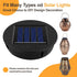 4 Pack 8 3.15in Replacement Solar Light Parts, Solar Lights Replacement Top, lumens, Waterproof Battery Box Top DIY