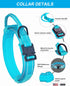 Reflective Tactical Dog Collar with Handle, Heavy Duty Military Collar with Metal Buckle for Medium and Large Dogs