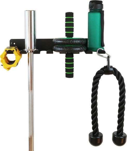 Multi-Purpose Storage Rack for Resistance Bands, Heavy Duty Gym Storage Rack for Fitness Bands