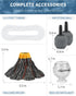 Uniclife Aquarium Volcano Ornament Kit with Air Stone Bubbler for Fish Tank Decorations