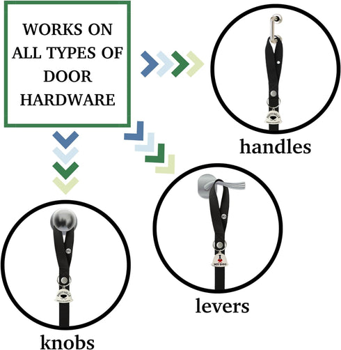 Caldwell's Pet Supply Co. Dog Potty Bells, Hanging Door Bell for Potty Training Dogs