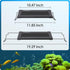 14W Aquarium Light with 24/7 Natural Mode - Adjustable Timer, Expandable Bracket, 7 Color Brightness for 12~18IN Fish