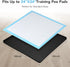 Sptnabv 24"x24" Pee Pad Holder for Dogs, Dog and Puppy Pee Pads Holder, Non-Slip & Leak-Proof & Portable Silicone Mat