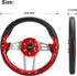 Roykaw Golf Cart Universal Steering Wheel for EZGO RXV TXT, Club Car DS Precedent, Yamaha G29 Drive