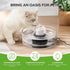 6 Packs 6 Sets-Compatible 2.7L Cat Fountain Filters & Sponge with Cepheus Glass Pet Fountain