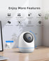 Andyssey 4MP 5G/2.4G 6 360Pan 2.5K 256GB Indoor Camera WiFi Tilt Supports MicroSD up to (No Card) Plug-in Pet Camera