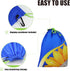 Packing (SP80) SANDIAN, Golf Shoes Pouch Bag, Waterproof Storage Bag, Drawstring Rope Closures, Sublimation Dye Prints