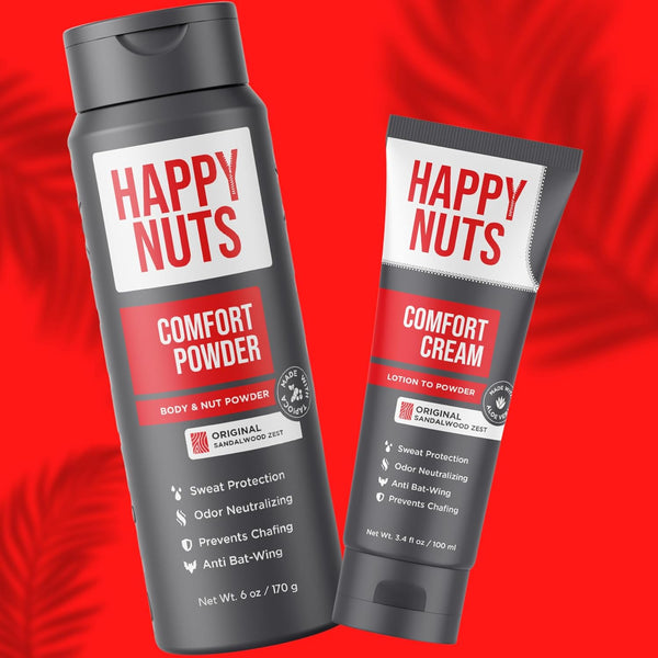 HAPPY NUTS Comfort Starter Pack - Cream and Powder Deodorants