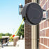 30ft Wall Mount Retractable Dog Tie Out Cable for Small to Large Dogs, Wall Mounted Lead for Yard/Garden