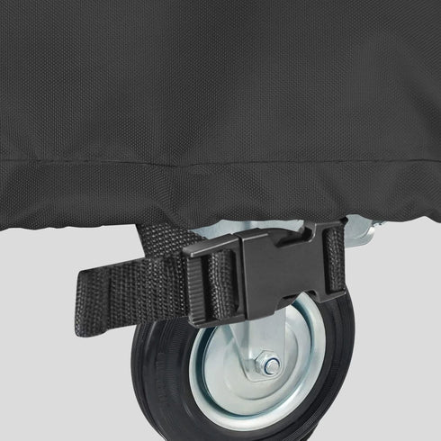 80-100 40L 20W 34H inch, Waterproof Cooler Cart Cover Fits Quart Patio Party Ice Chest Rolling Cooler, x x Black