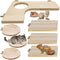 Niwaes Wooden Chinchilla Cage Platforms Set 7 Pack Wood Shelves for Rat Cage