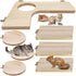 Niwaes Wooden Chinchilla Cage Platforms Set 7 Pack Wood Shelves for Rat Cage