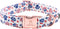 Lionheart Glory American Flag Dog Collar, Heavy Duty Adjustable Patriotic Dog Collar for Small Dogs, Independence Day