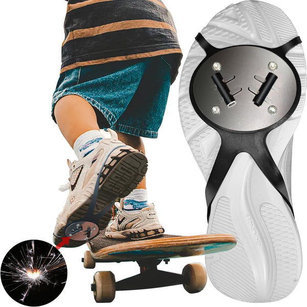 Flint Pad Sparks for Skateboards - Friction Spark Tool for Motorcycles & Bicycle, Bike Pack Essentials