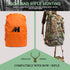 Outdoor Hunting Backpack, Daypack for Bow or Rifle with Rain Cover (Khaki)