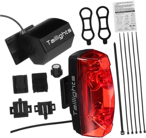 5pcs HANABASS Bike Tail Light Led Rear Light for Night -Brightness Reflector Accessory Engineering Compact Fit
