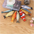 Genrico Cat-Teasing Toys Fish Tear-Teasing Cat Chew Plush Supplies Pet(Salmon)