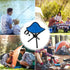 GLMFAN Folding Tripod Stool Collapsible Camping Stool Small Tripod Hunting Chair Portable Seat Lightweight Fishing
