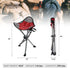 Travel Chair Slacker Tripod Chair for Camping, Lightweight Chair, Adjustable Carry Strap for Easy Transport | Oversized