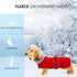Geyecete Dachshund Sweaters - Red-L Dachshund Coat with Padded Fleece Lining and High Collar, Dog Snowsuit Adjustable