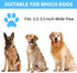 Comotech Dog Paw Cleaner with Bath Brush & Towels - Adjustable Ring Handle for Long and Short-Haired Dogs