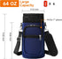 32/40/64/128 oz 2 AceTreker Neoprene Insulated Water Bottle Carrier Bag, Sling Bag Sleeve Pouch Holder with Strap