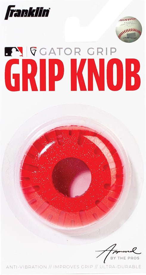 Franklin Sports Baseball Bat Grip Knob - Gator Grip Nub for Baseball and Softball Bat