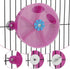 Hypeety Bird Parrot Foraging Toy, Creative Seed Food Ball Rotate Wheel for Parrot, Parakeet & Cockatiel