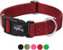 Hyhug Dog Collar for Large Dogs - Heavy Duty Red, Quick Release Nylon Buckle, Adjustable & Durable