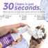 Dog Paw Cleaner Kit Soft Silicone Brush for Safe Mud & Odor Removal, Travel No-Rinse pH Balanced Natural Formula