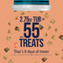 100% 2.75 oz ~55 65% Stewart Wild Salmon Dog Treats, Tub, Pieces, Freeze Dried Raw, Single Ingredient, Protein Training