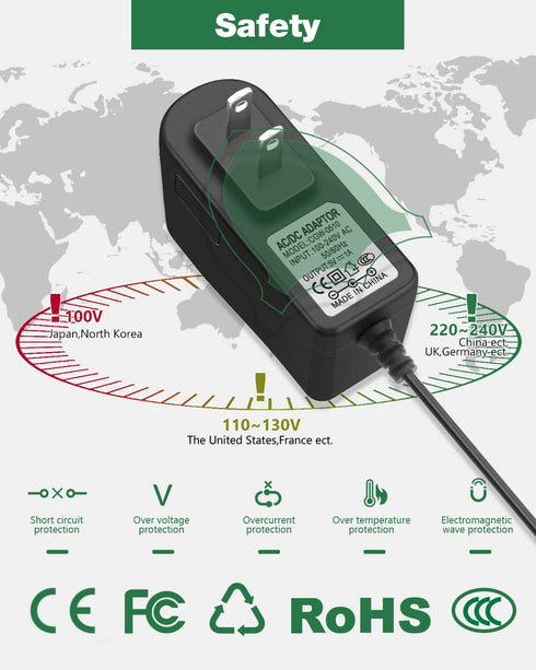 5V Power Cord Replacement for HOLDOG Dog Clippers, Professional Heavy Duty Grooming Clipper Charger