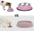 SAVORI Bling Dog Bowls - Pink, 640ML Handmade Rhinestones Stainless Steel Pet Bowls, Set of 2