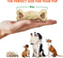 4-inch 2 Count (Pack 2) Pork Chomps Dog Chews, Crunchy Bones, Bacon Flavor
