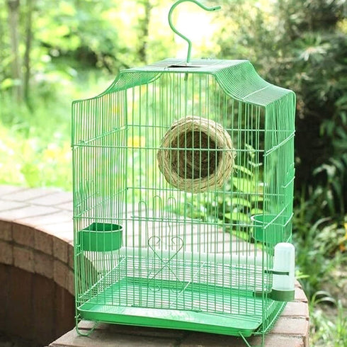Lamoutor 4Pcs Plastic Bird Water Feeder Drinker Clip for Parrots Budgie Cockatiel Lovebirds