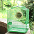 Lamoutor 4Pcs Plastic Bird Water Feeder Drinker Clip for Parrots Budgie Cockatiel Lovebirds